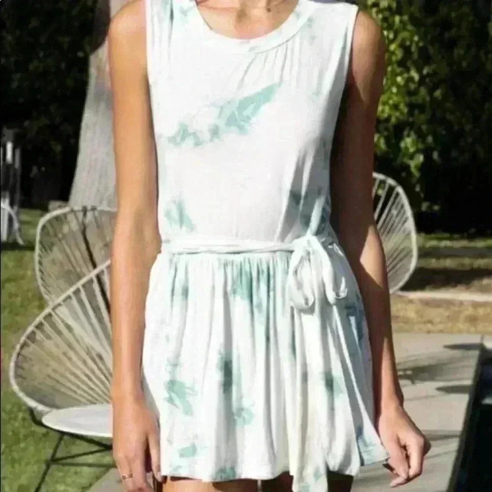 Tye-dye shirt dress
